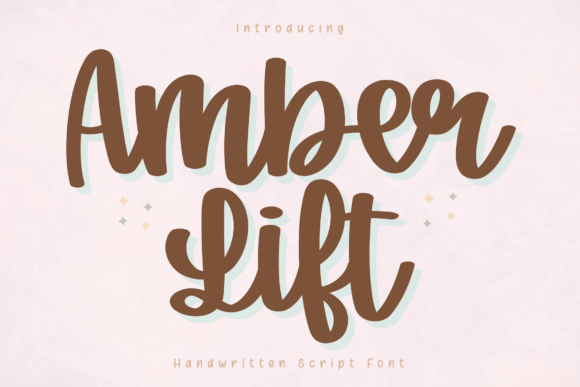 Amber Lift: The Warm Script Font for Modern Brands