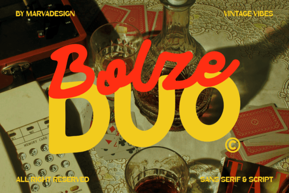 Bolze: A Font Duo for Bold Branding