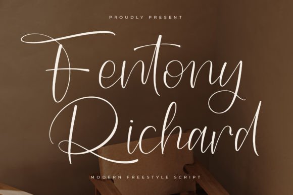Fentony Richard: A Script Font for Timeless Elegance