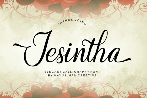 Jesintha: A Formal Script Font for Luxury and Elegance