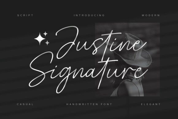 Justine Signature: A Font with Personality