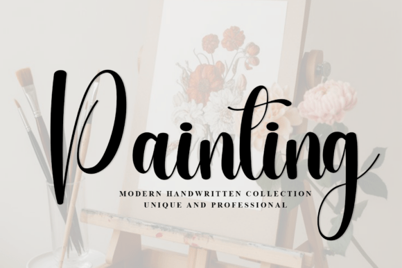 Painting: The Modern Script Font for Sophisticated Design