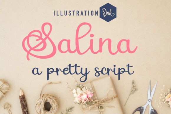 Salina: The Friendly Handwritten Script Font for Creative Projects