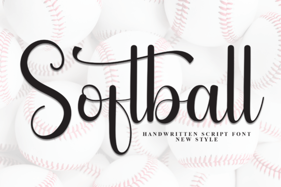 Softball: A Handwritten Script for Modern Design